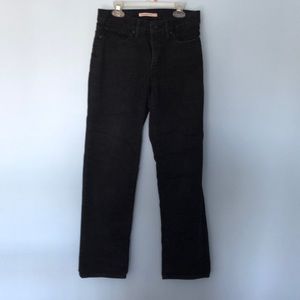 Black Levi Low Rise Skinny Jeans